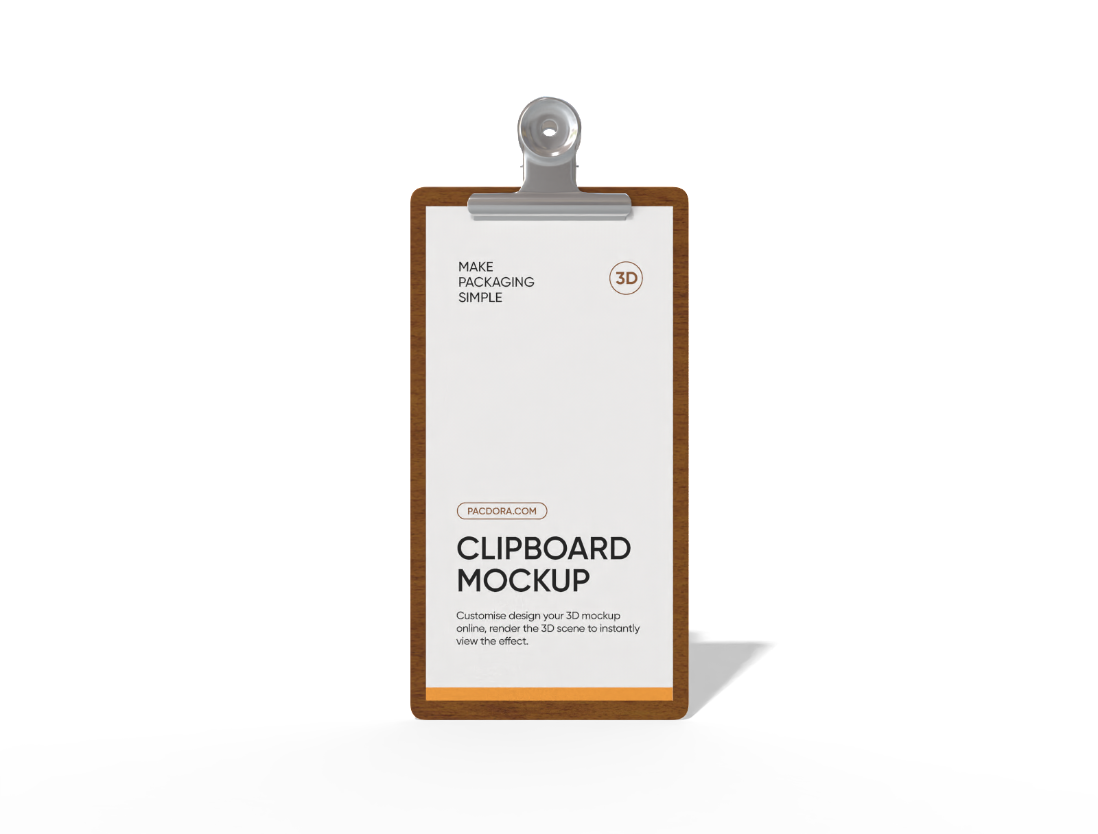 Clipboard mockup