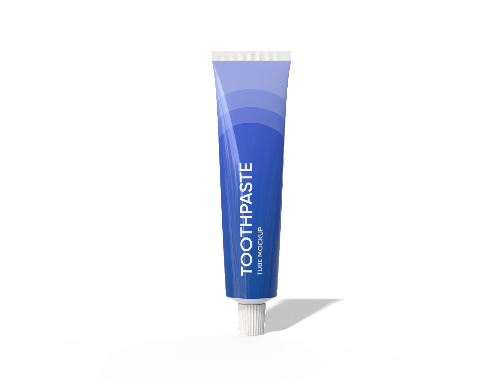 75 ml toothpaste tube mockup