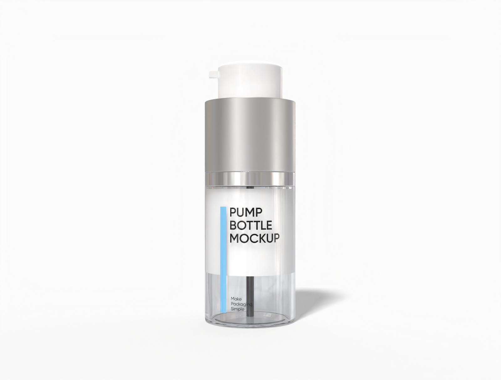 Pump bottle mockup