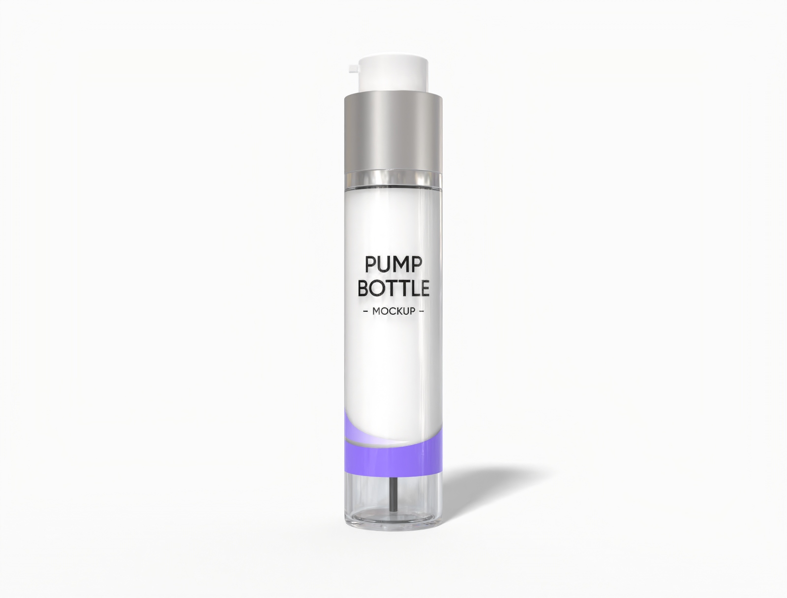 Pump bottle mockup
