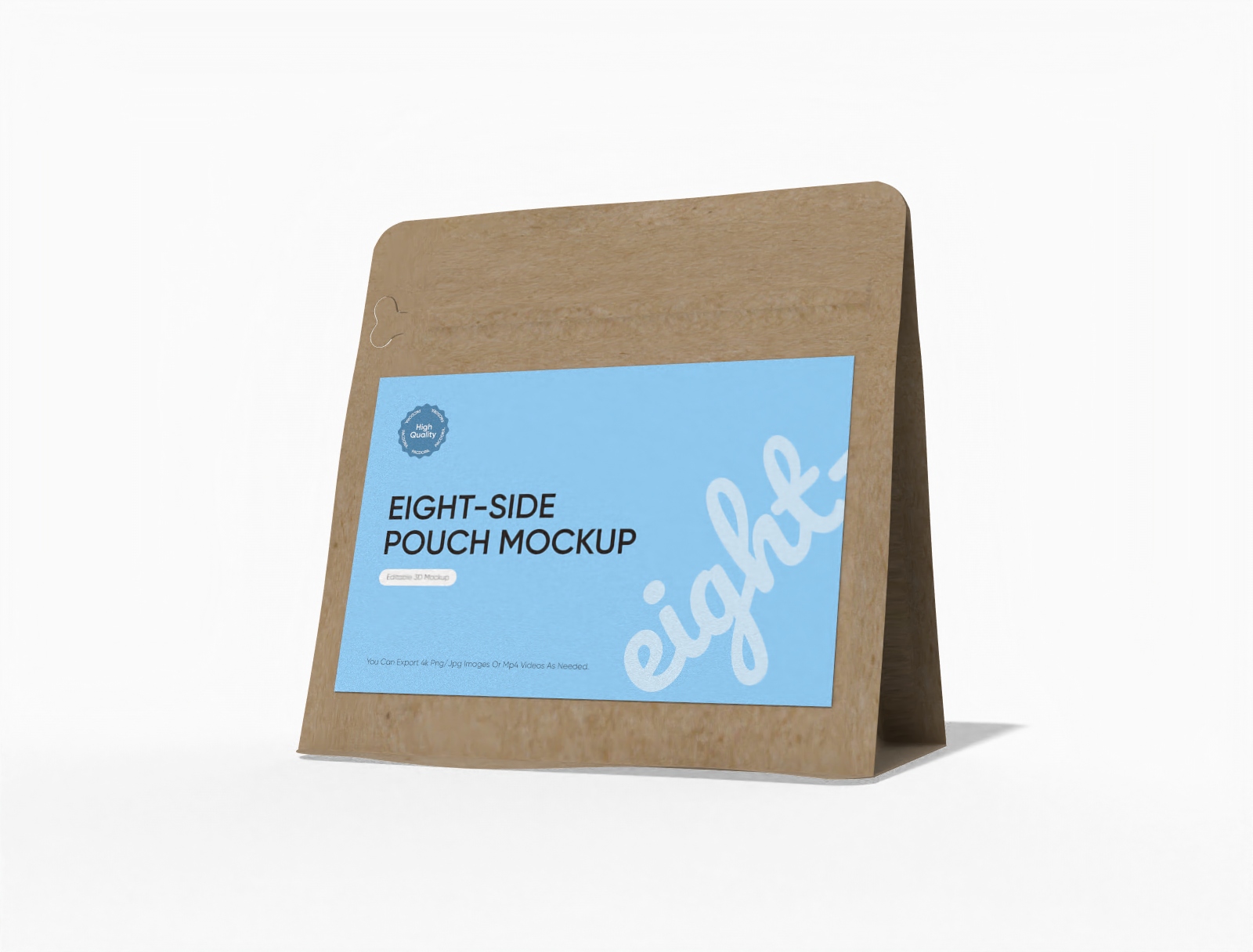 Stand up pouch mockup