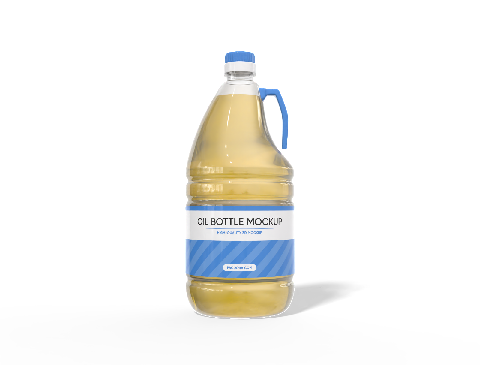 1800ml oil bottle mockup