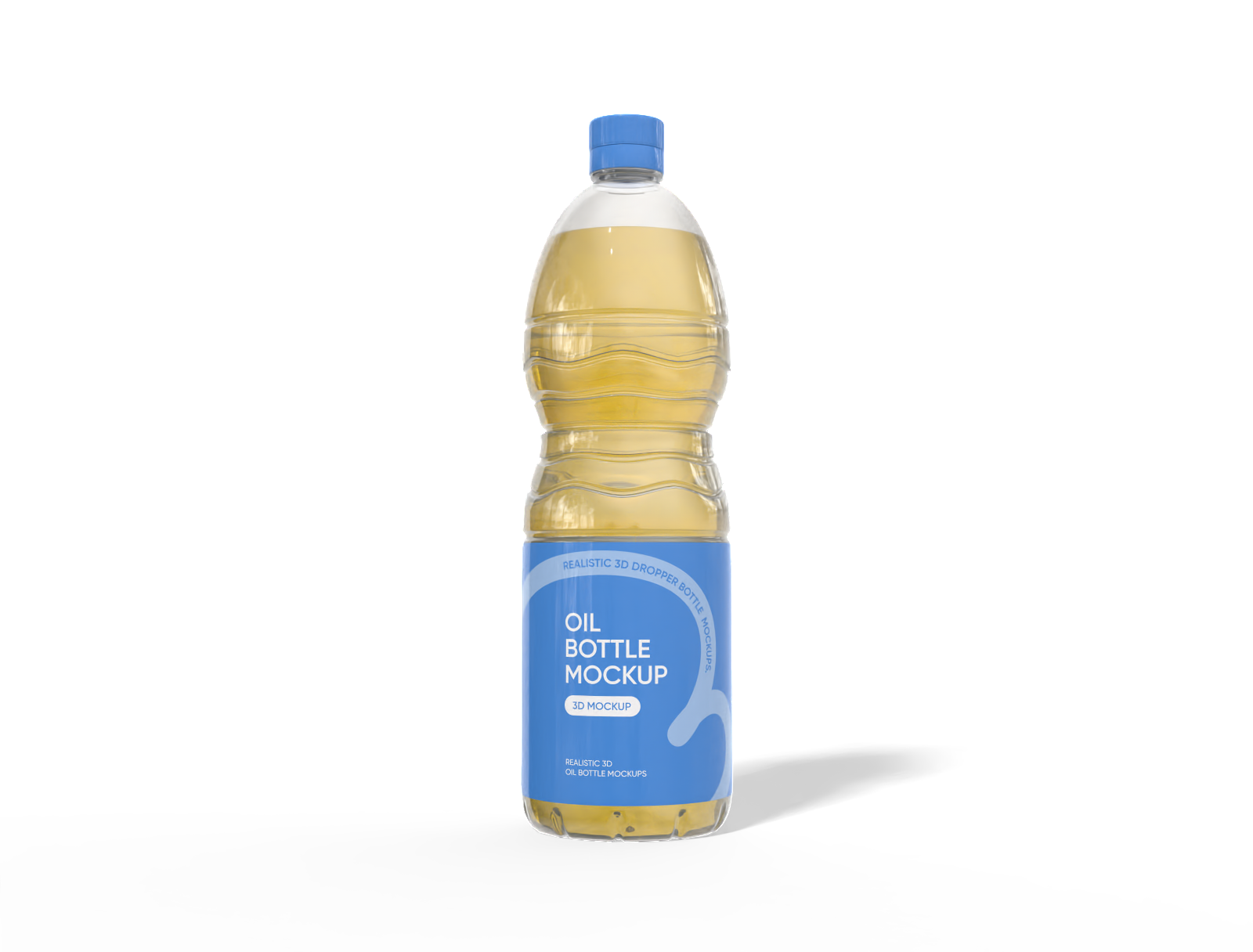 1L oil bottle mockup