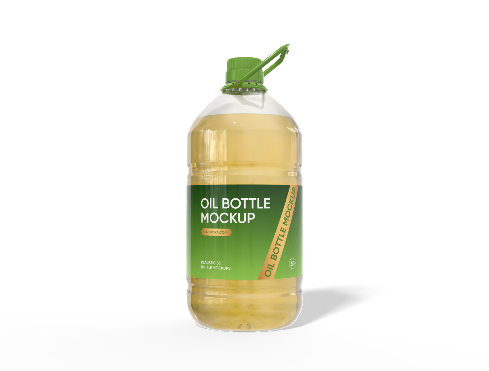 5L large oil bottle mockup