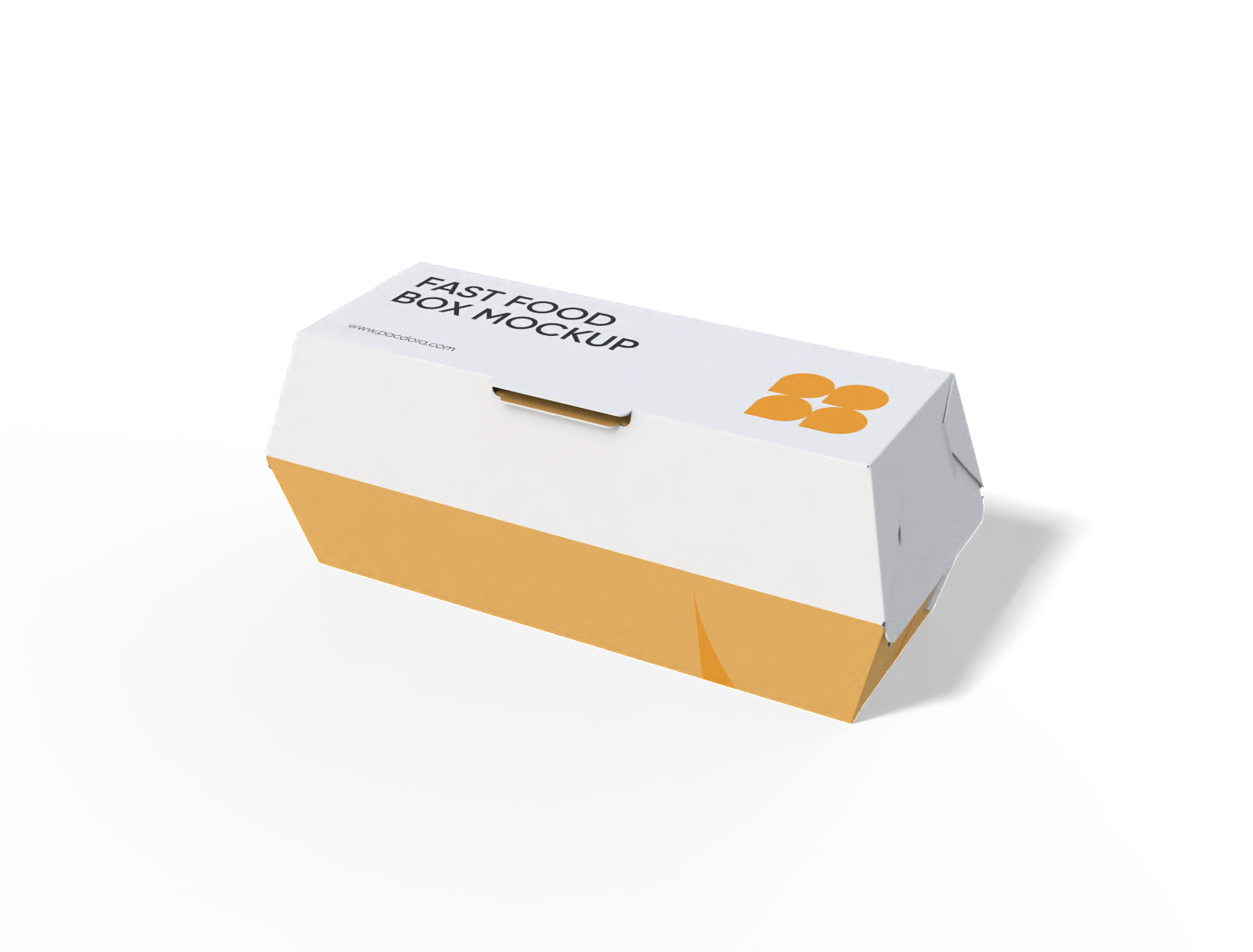 Fast food box mockup