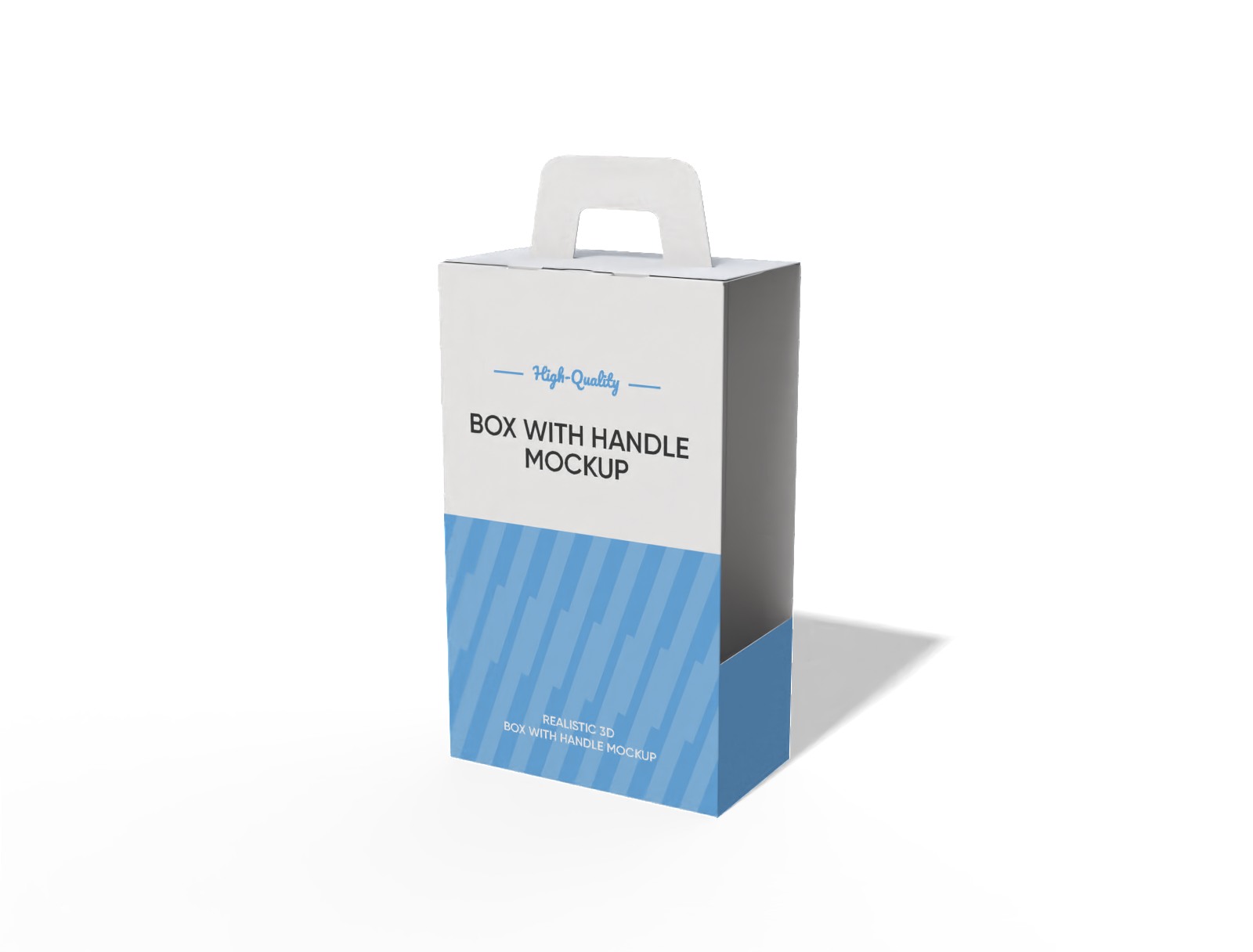 取っ手付きボックスモックアップ 取っ手付きボックスモックアップ