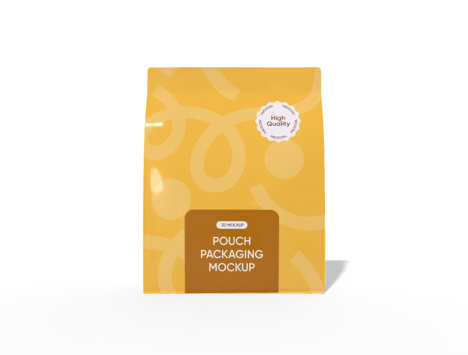 Stand up dog food plastic bags mockup Stand up dog food plastic bags mockup