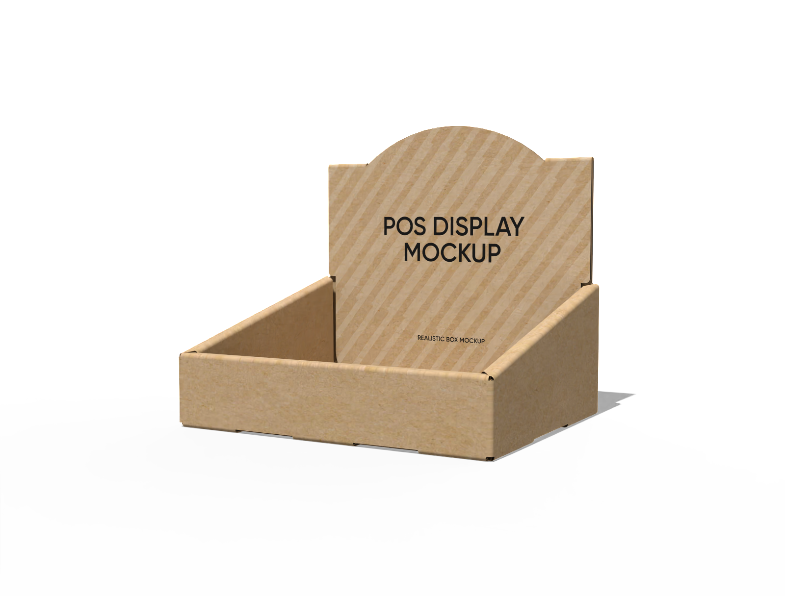 POS display box mockup