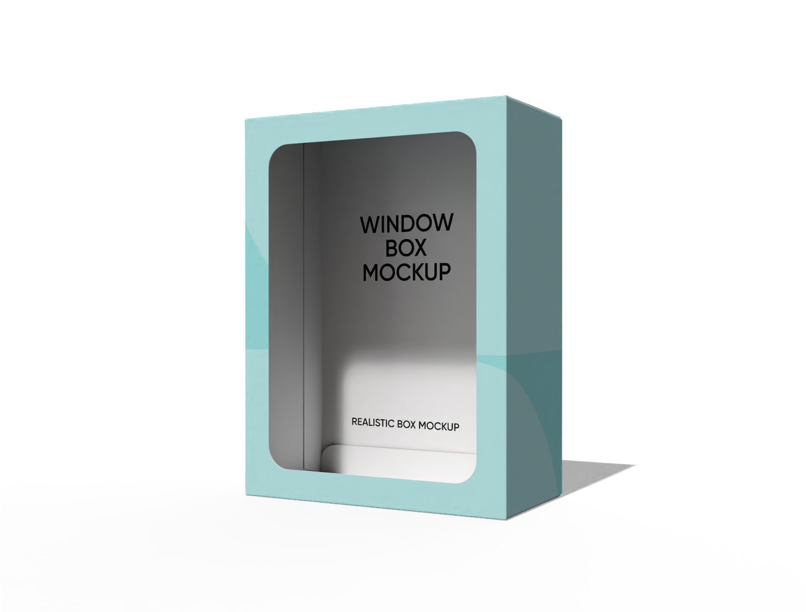 Window display box mockup