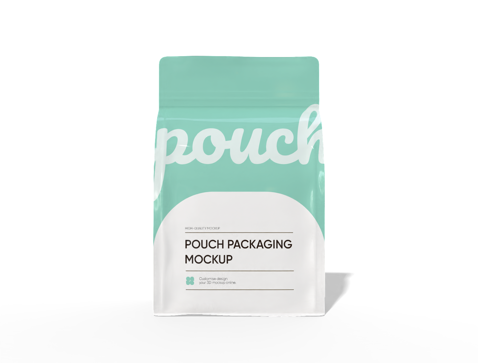Coffee plastic pouch mockup Coffee plastic pouch mockup