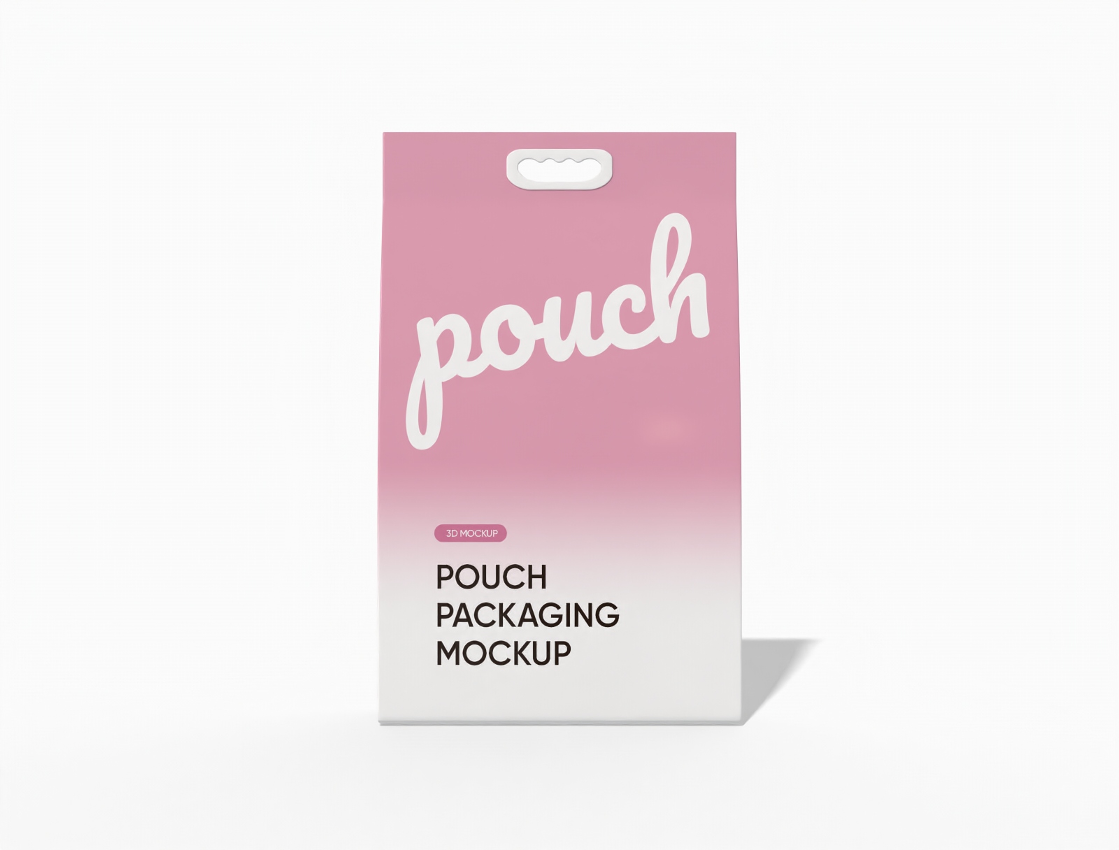 25 × 7 × 42 stand-up food pouch mockup