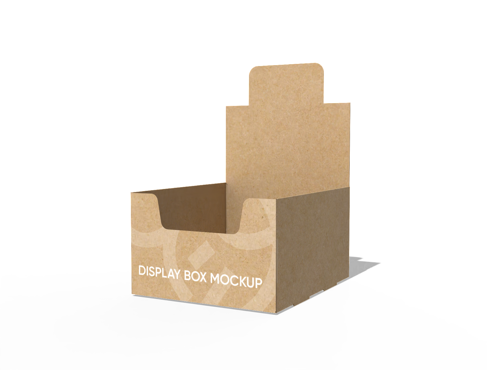 Counter display box mockup