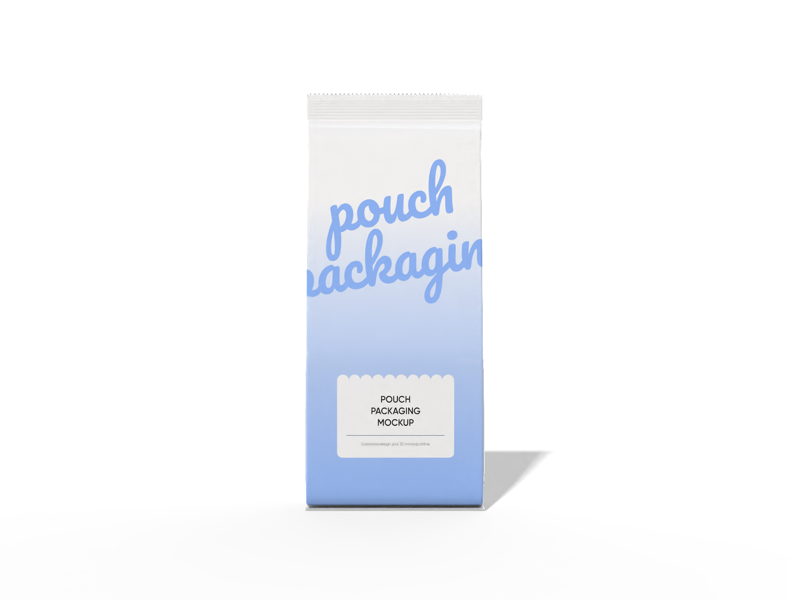 × × stand-up snack pouch mockup