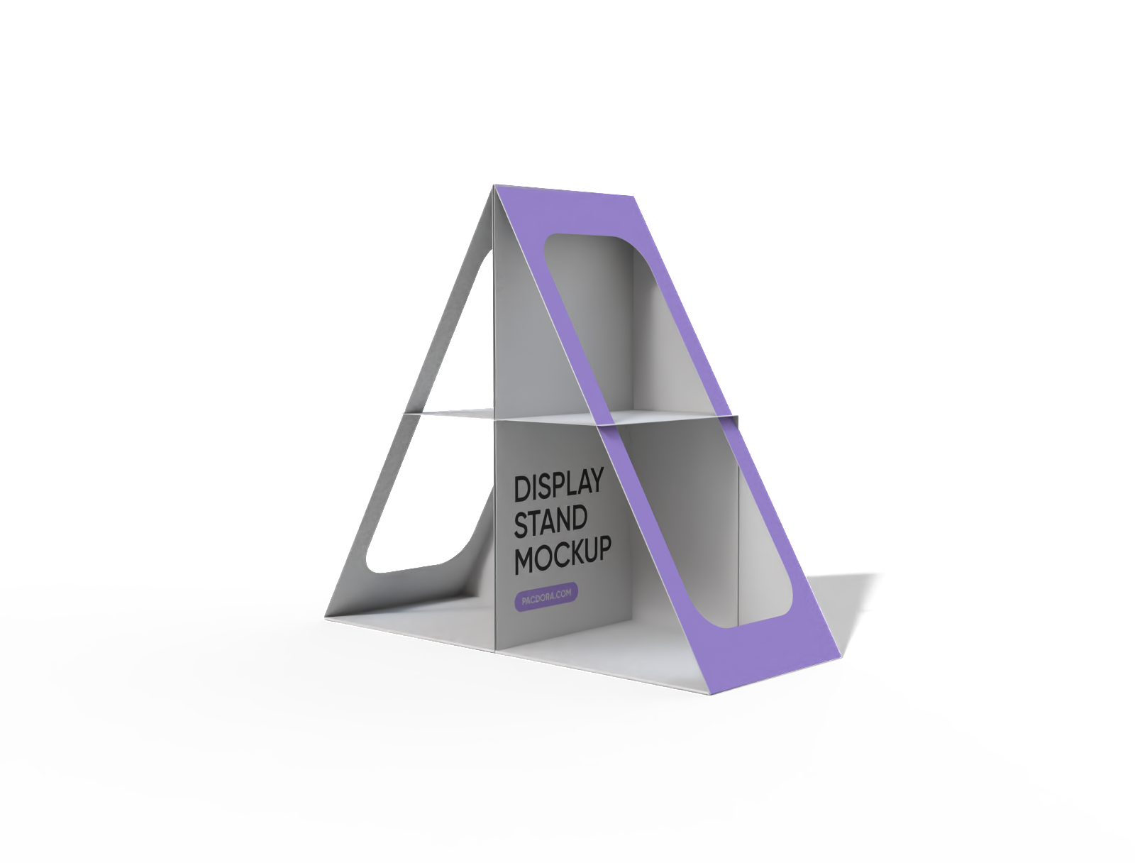 三角形ディスプレイスタンドモックアップ 三角形ディスプレイスタンドモックアップ