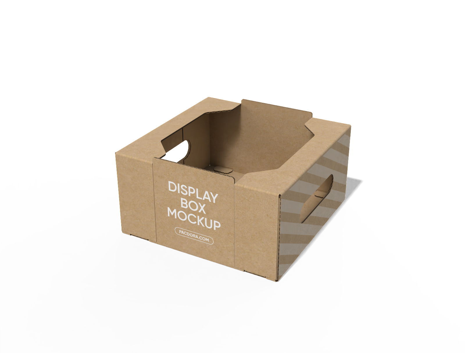 Display box with handle mockup