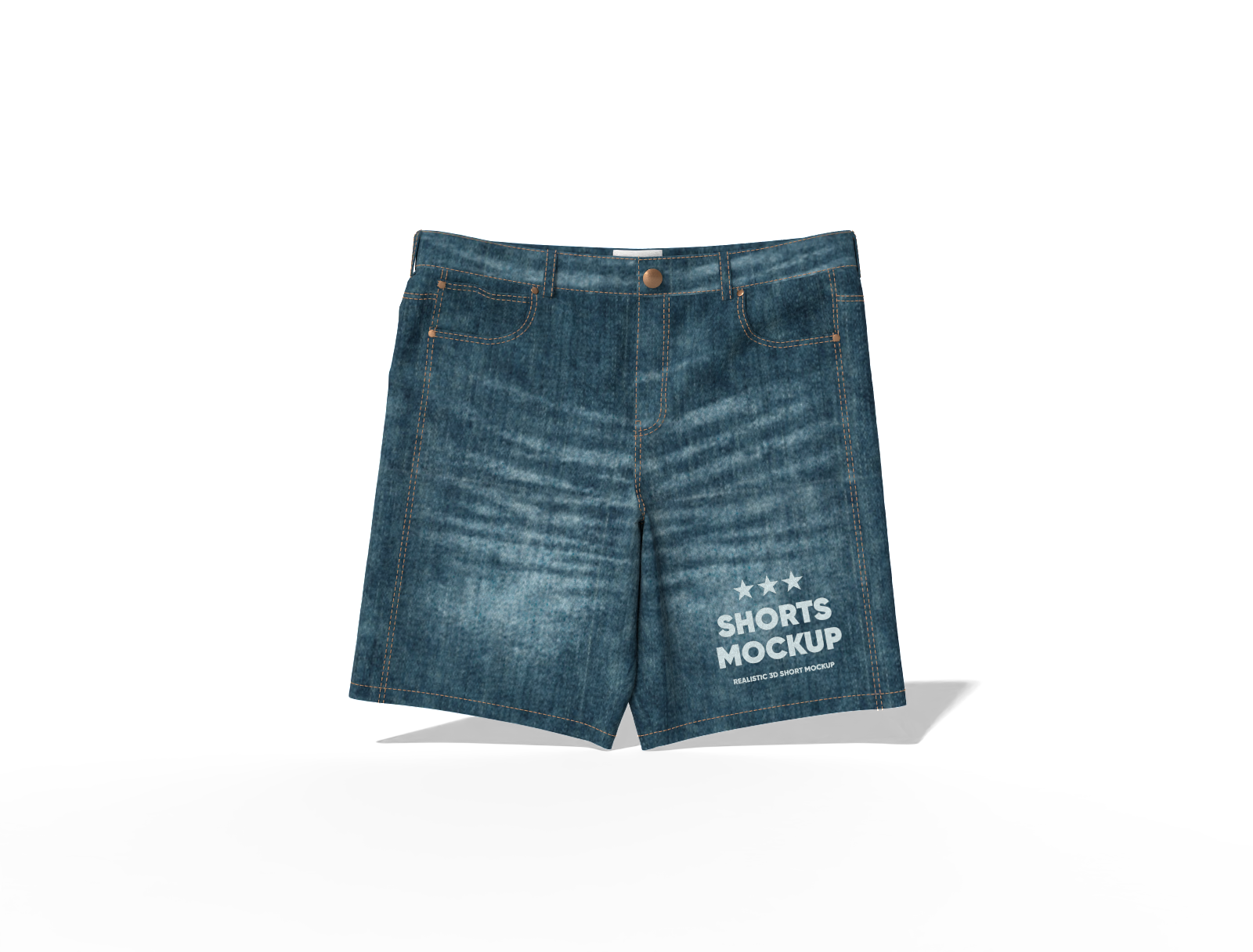 Jean shorts mockup