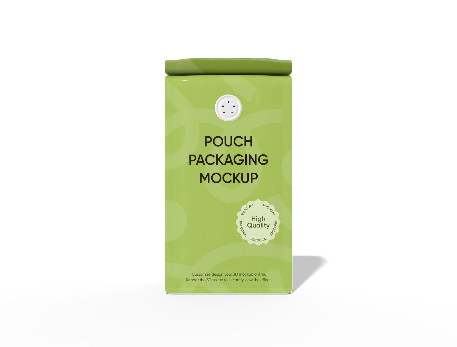 Coffee bag mockup