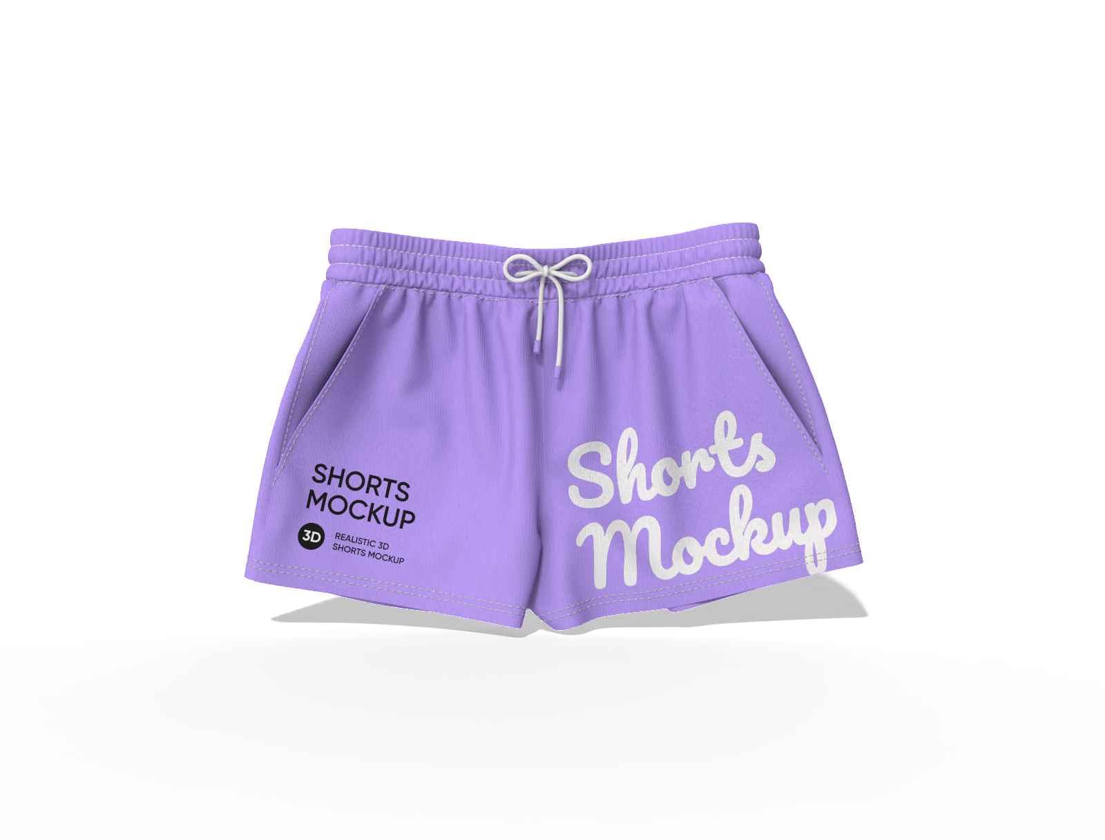Sweat shorts mockup