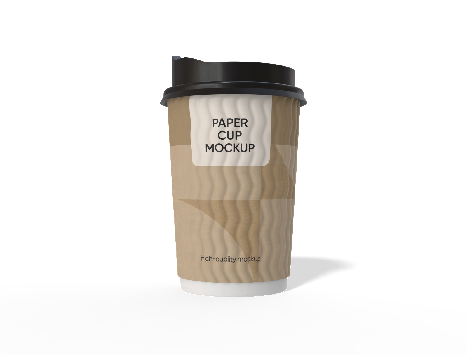 Paper coffee cup mockup