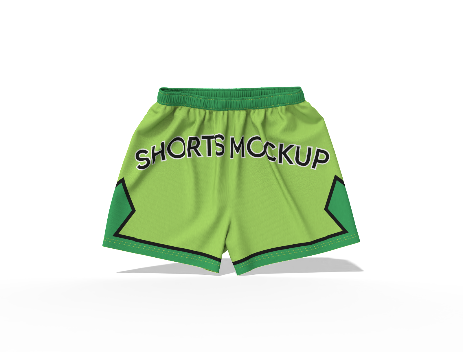 Sports shorts mockup