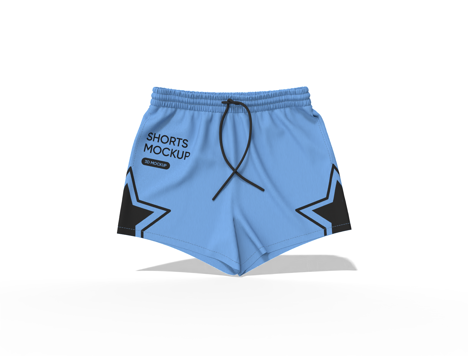 Jersey shorts mockup