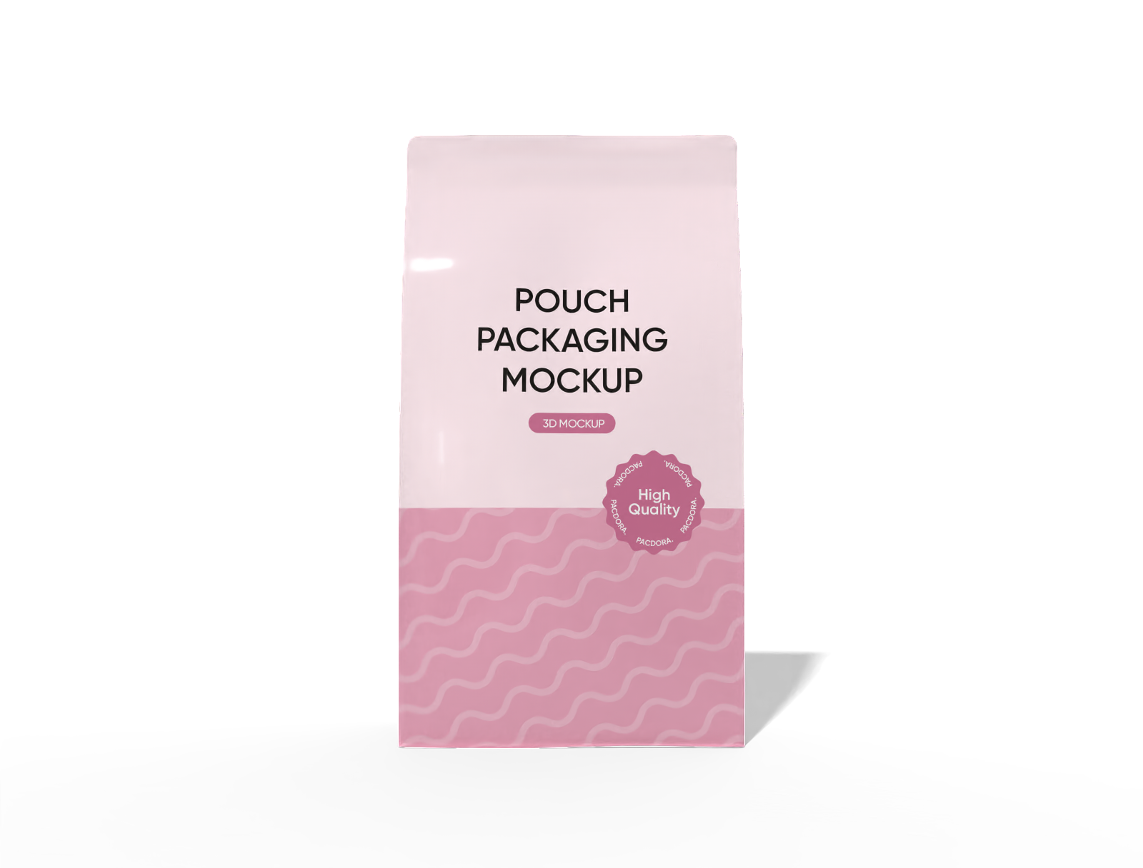 13 × 6 × 24 stand-up food pouch mockup