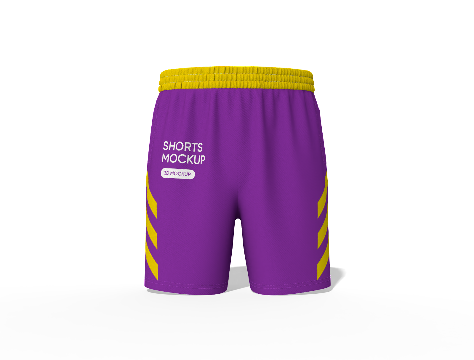 Sportswear shorts mockup