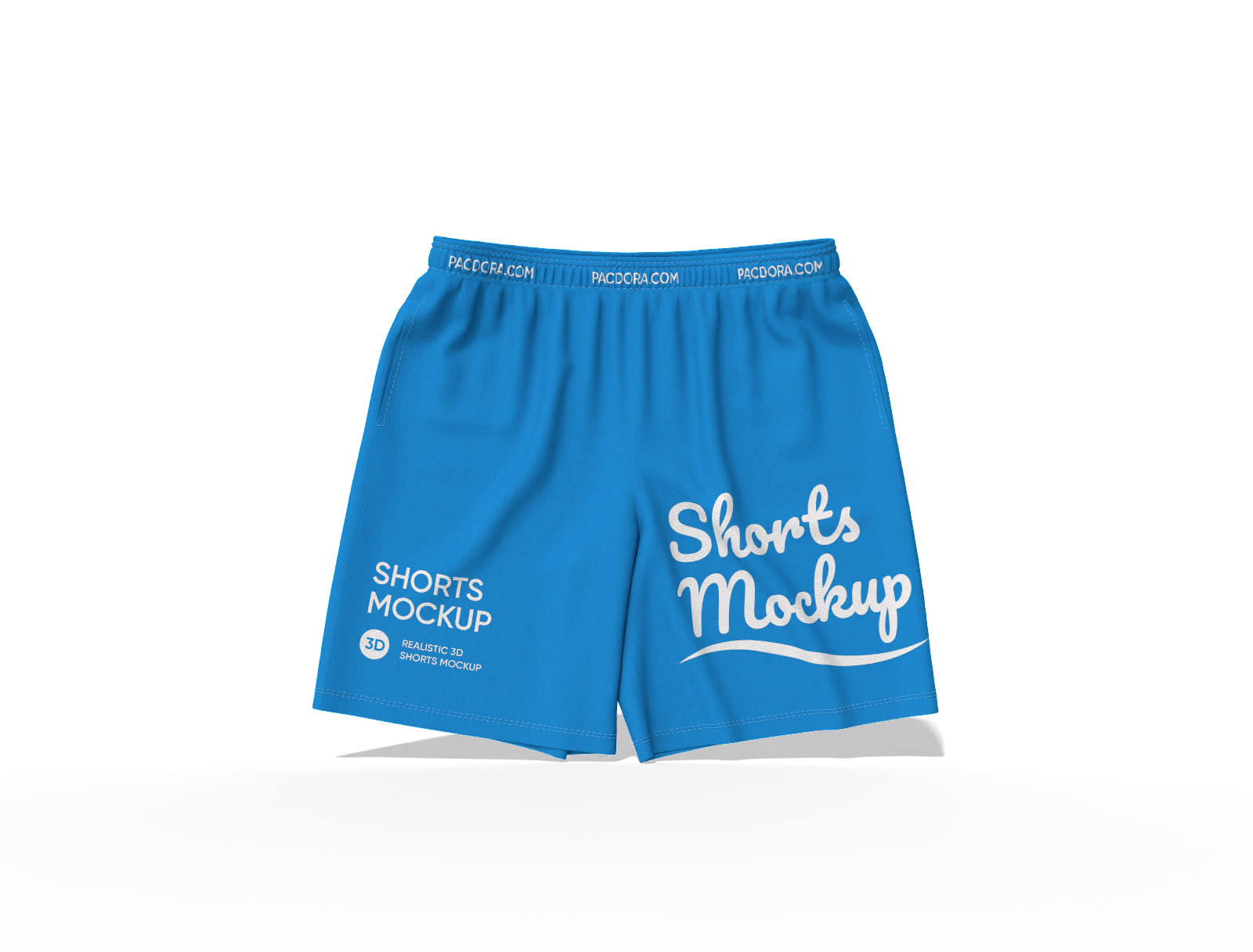 Basketball shorts mockup