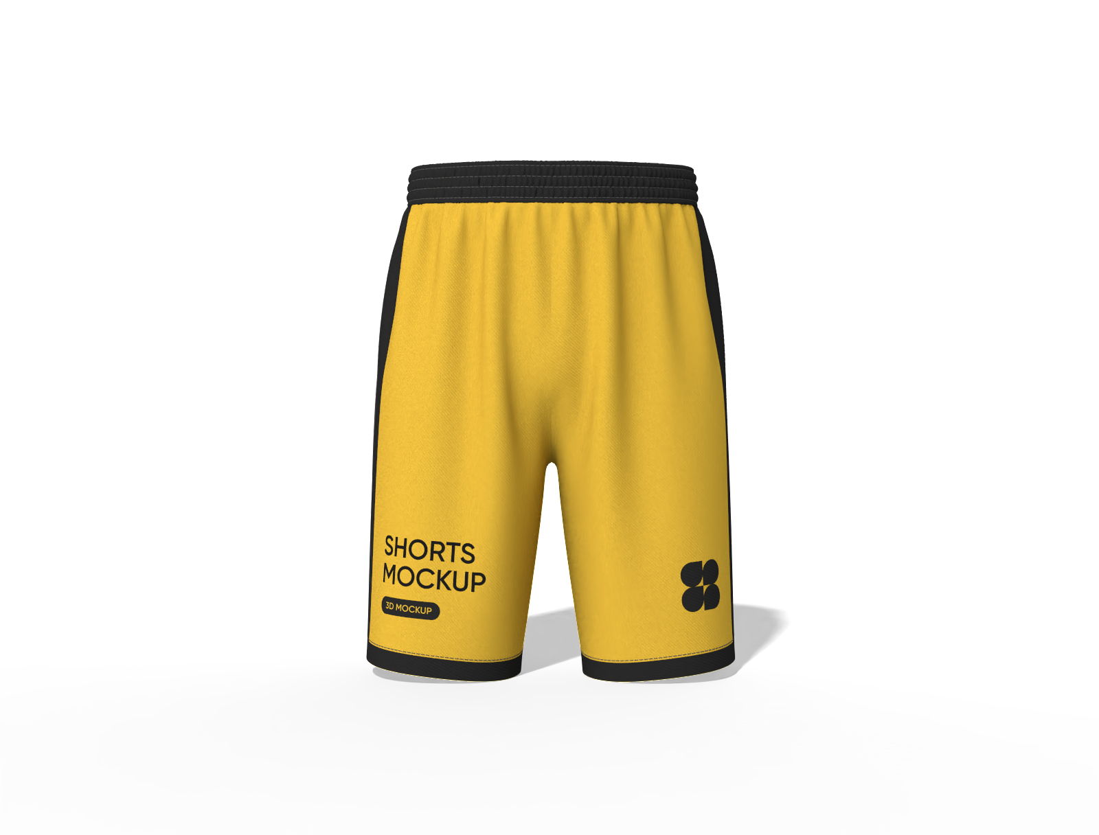 Sport shorts mockup