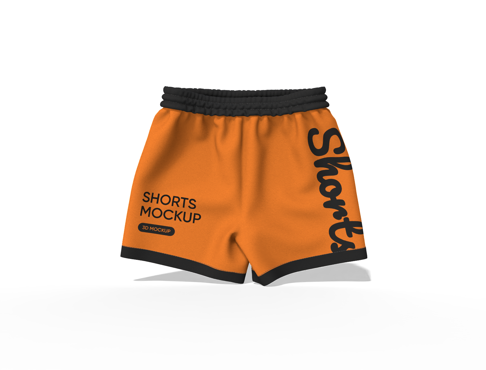 Basketball shorts mockup