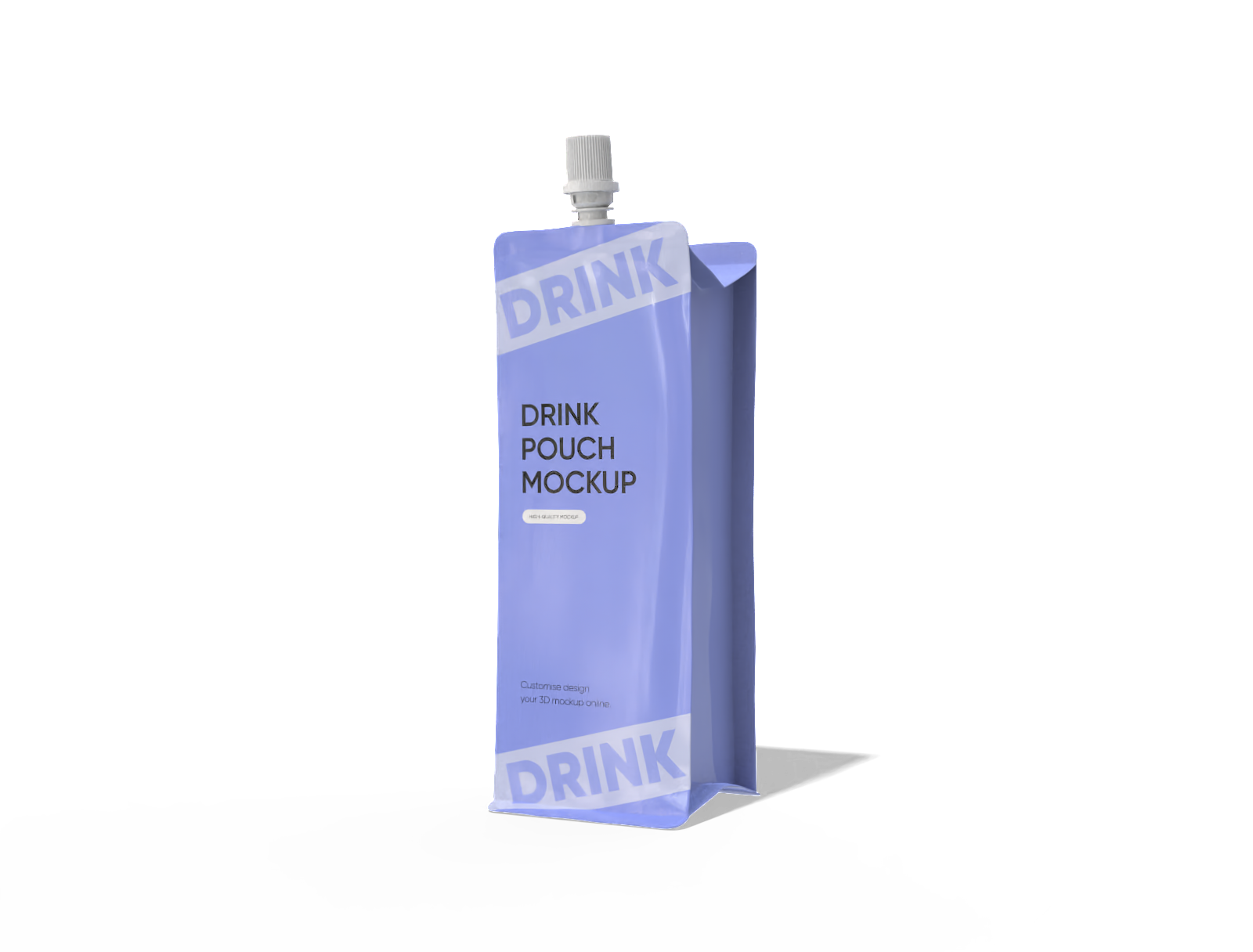 Beverage flexible pouch mockup