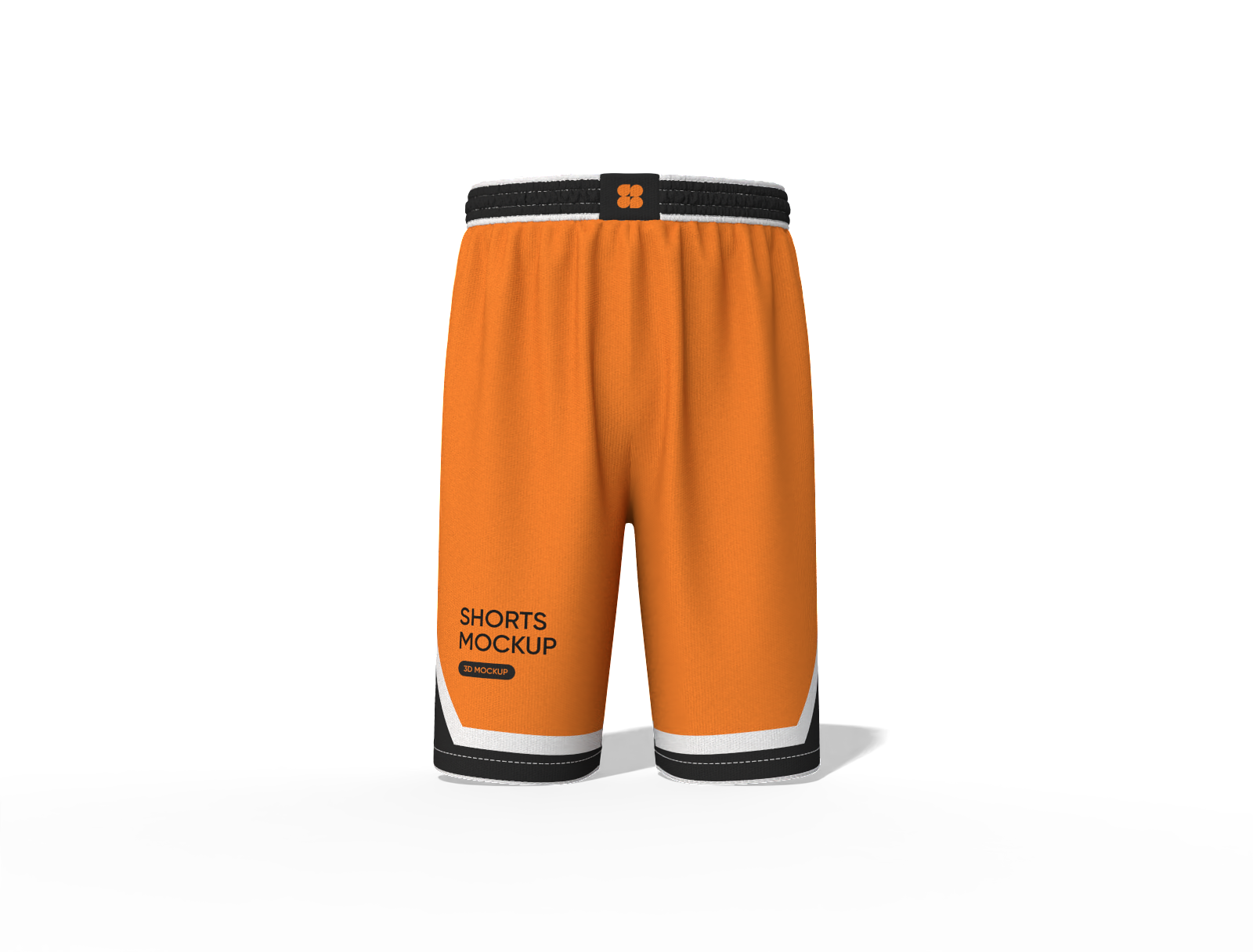 Sport shorts mockup