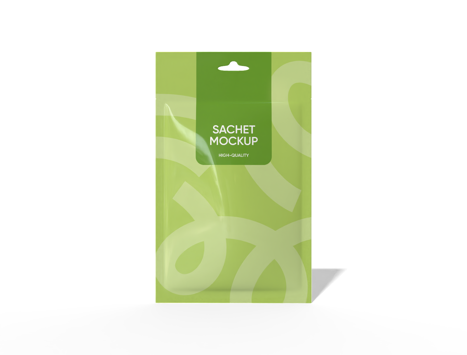 12 × 19 three-side seal snack sachet mockup