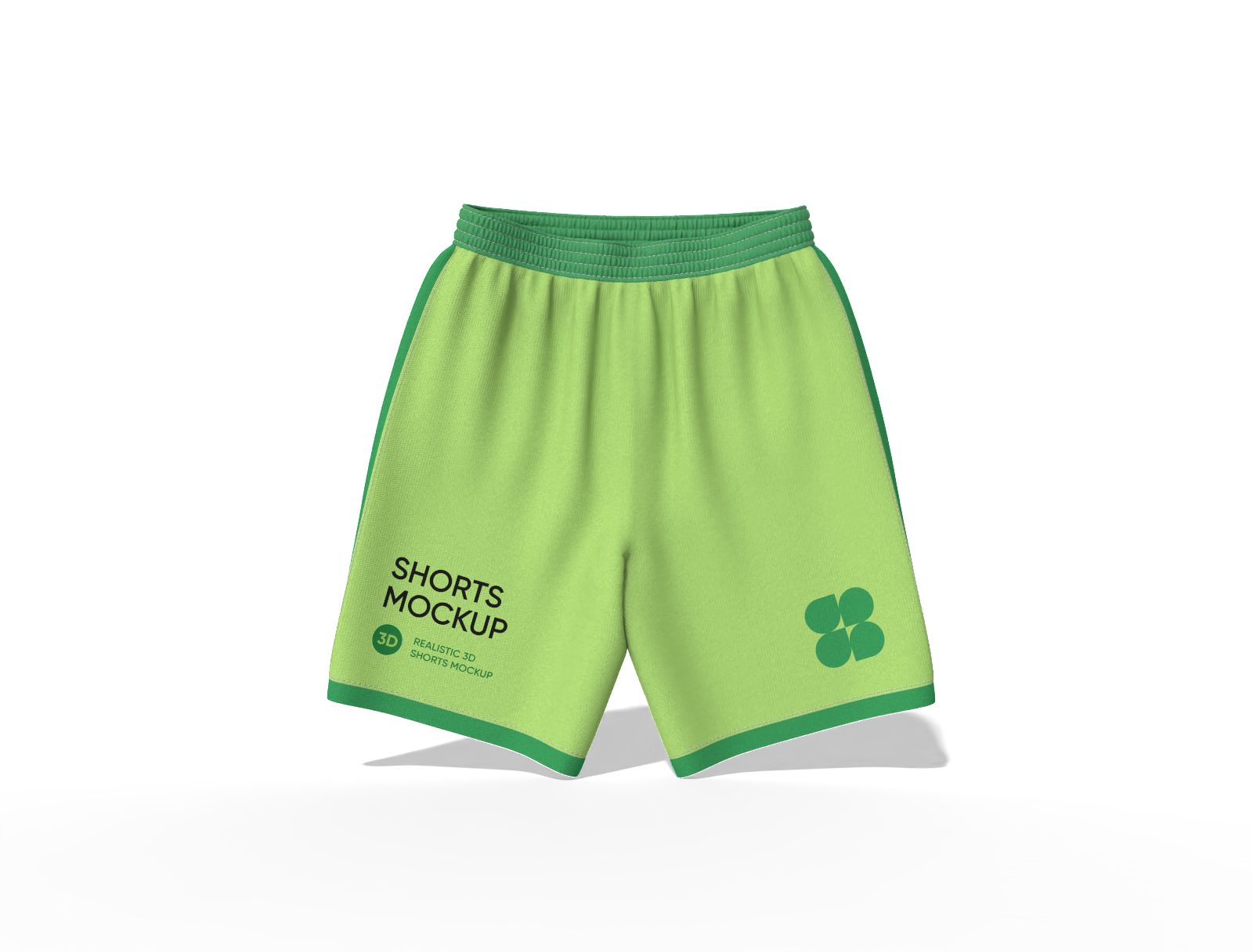 Sport shorts mockup