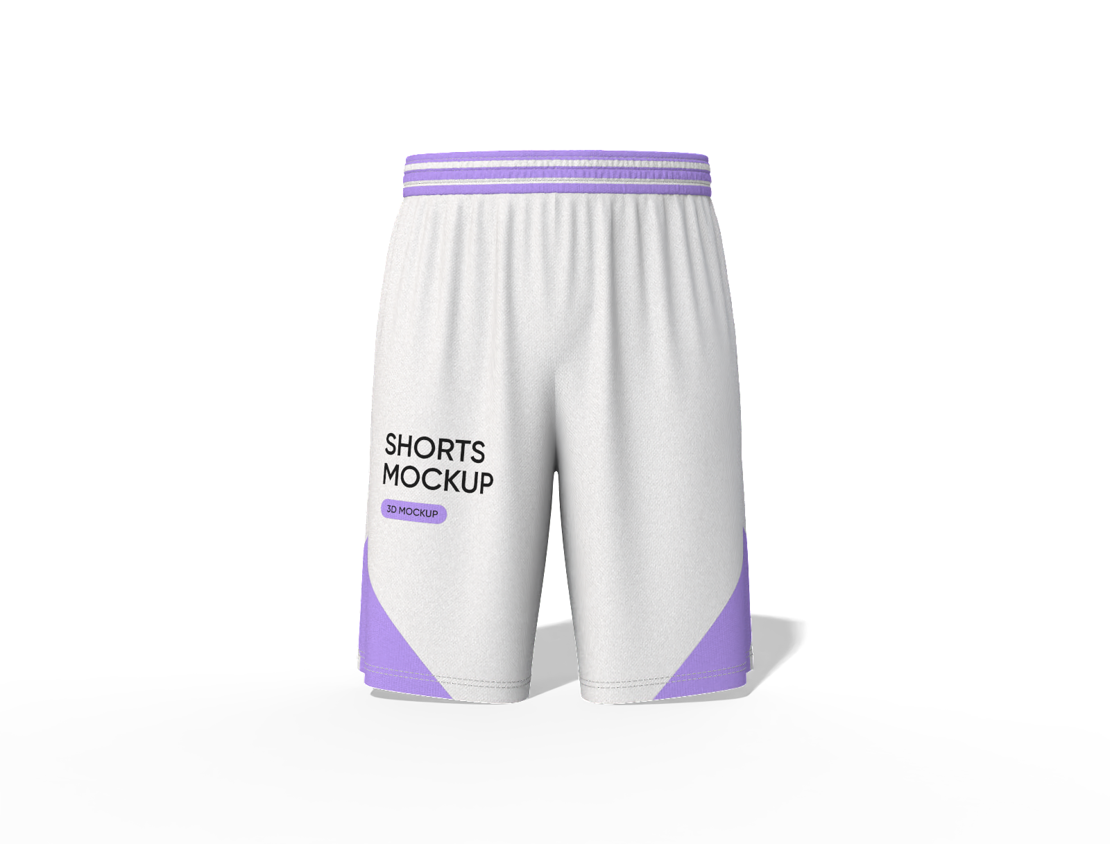 Basketball shorts mockup
