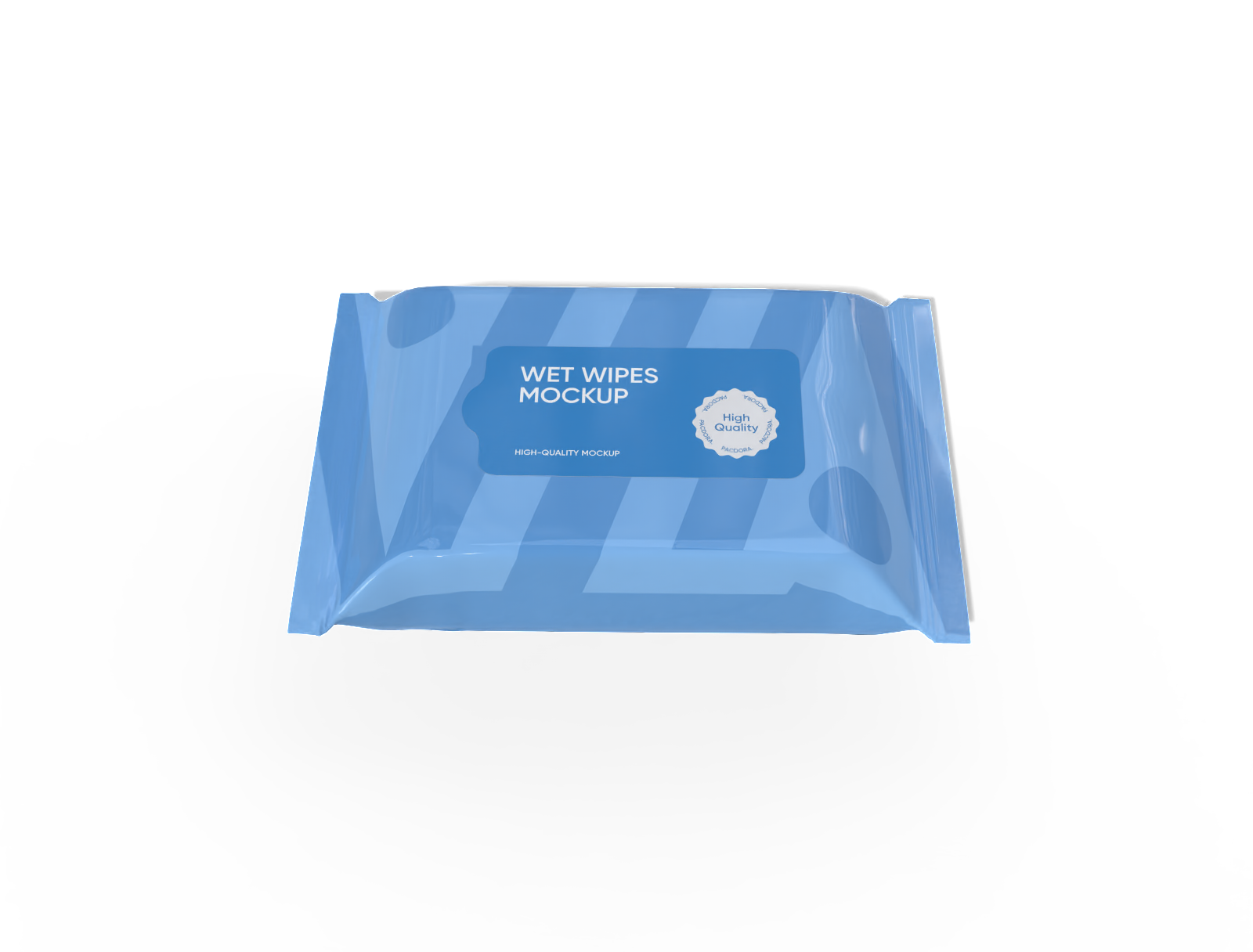 27 x 10 x 9 wet wipes pouch mockup