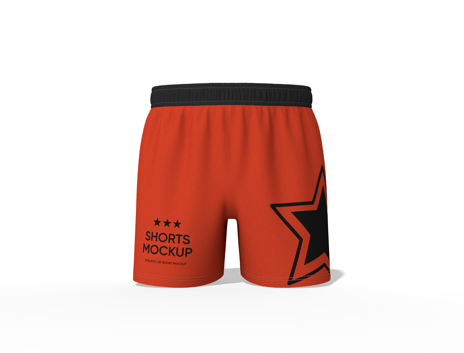 Mesh Sport Shorts mockup
