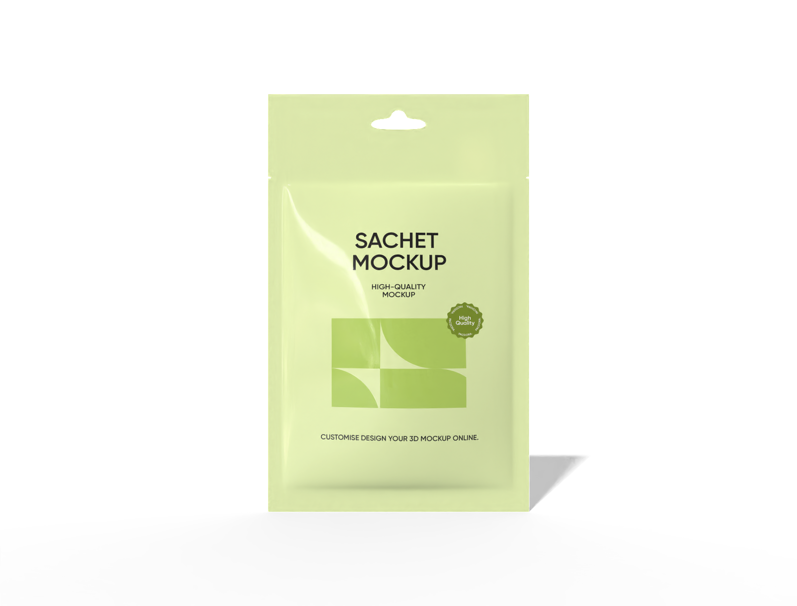 13 × 22 three-side seal food sachet mockup 13 × 22 three-side seal food sachet mockup