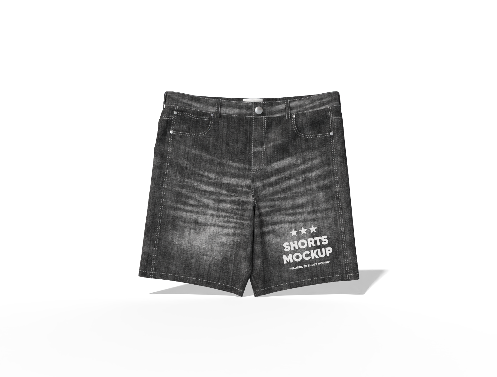 Jean shorts mockup