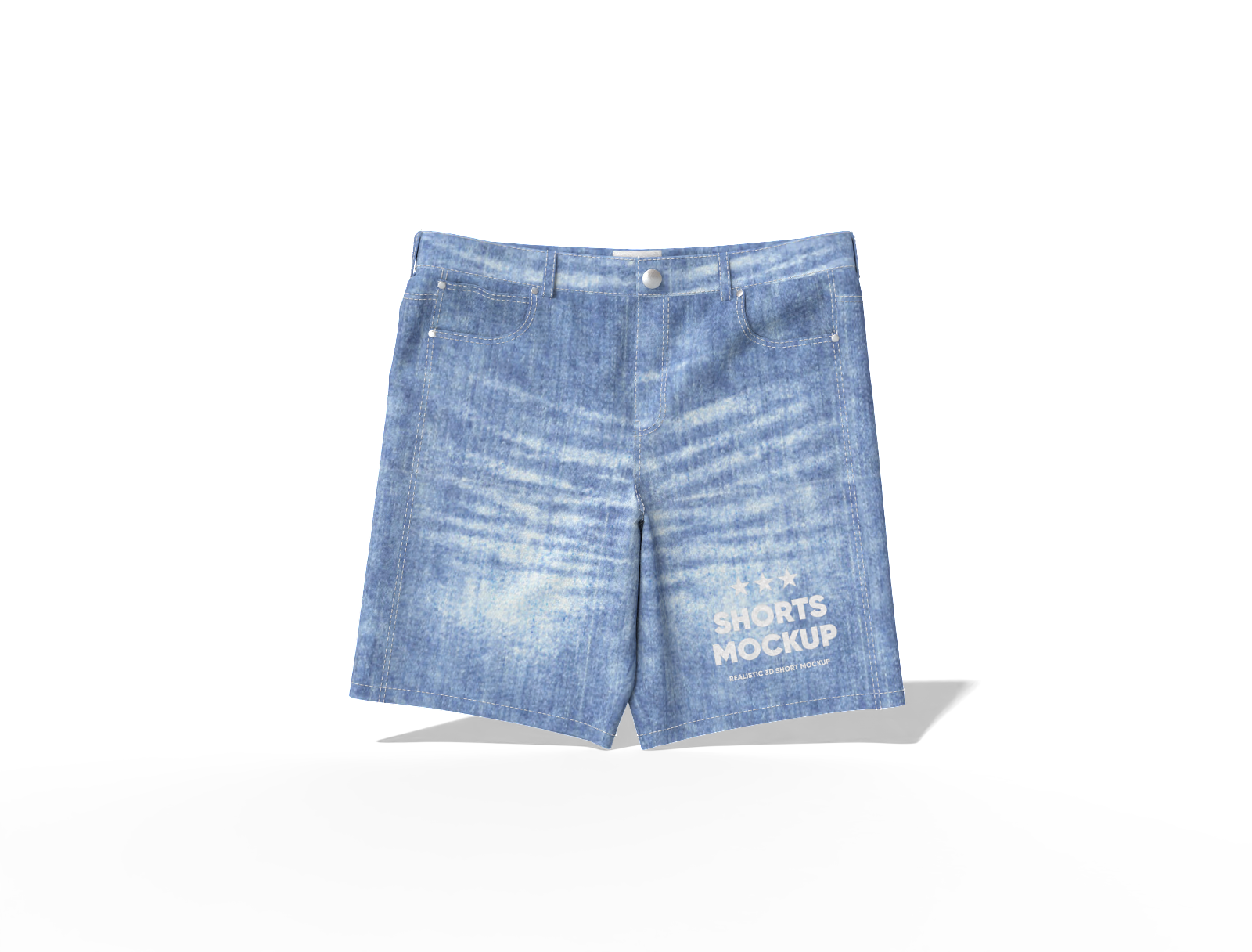 Jean shorts mockup
