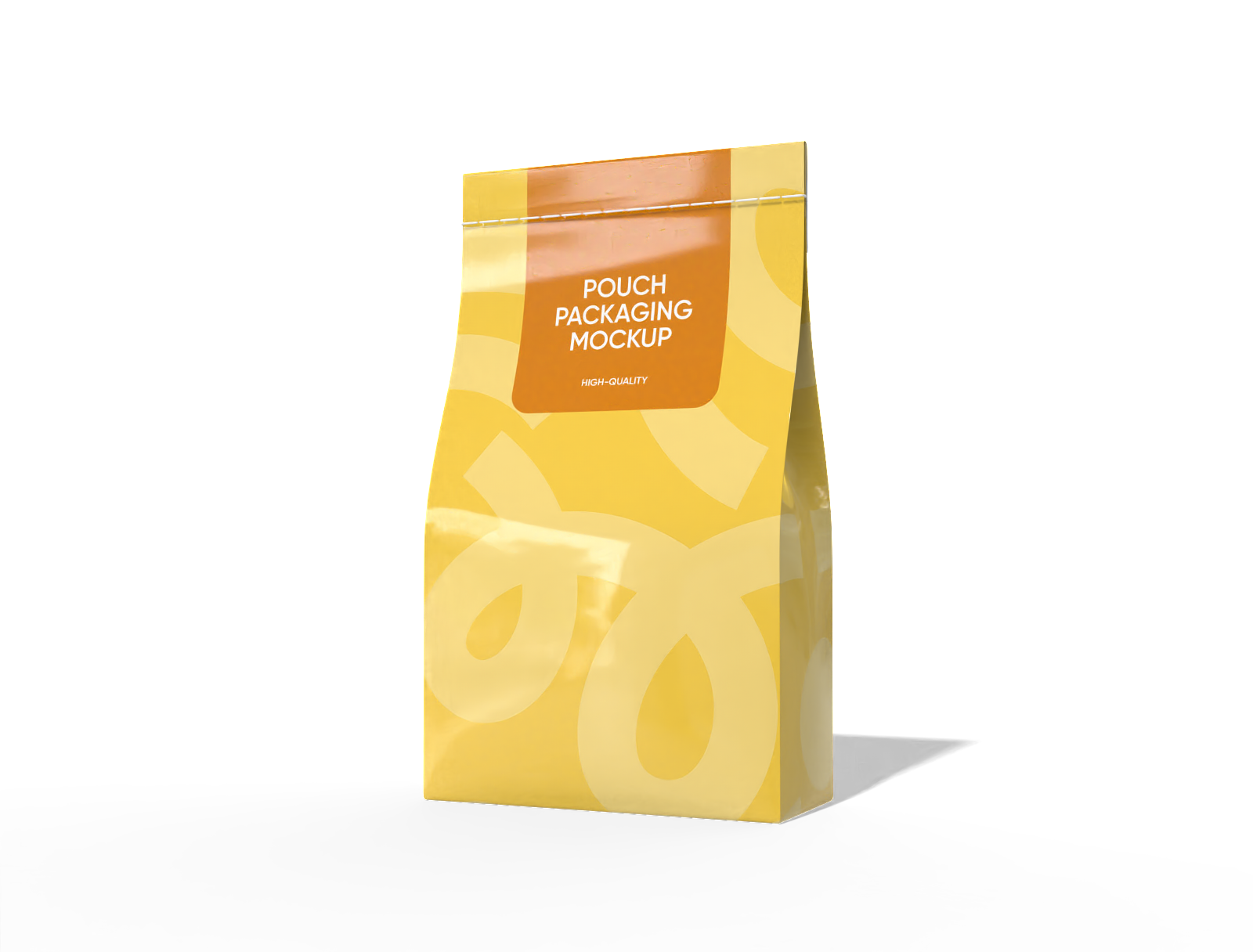 18 × 8 × 41 stand-up food pouch mockup