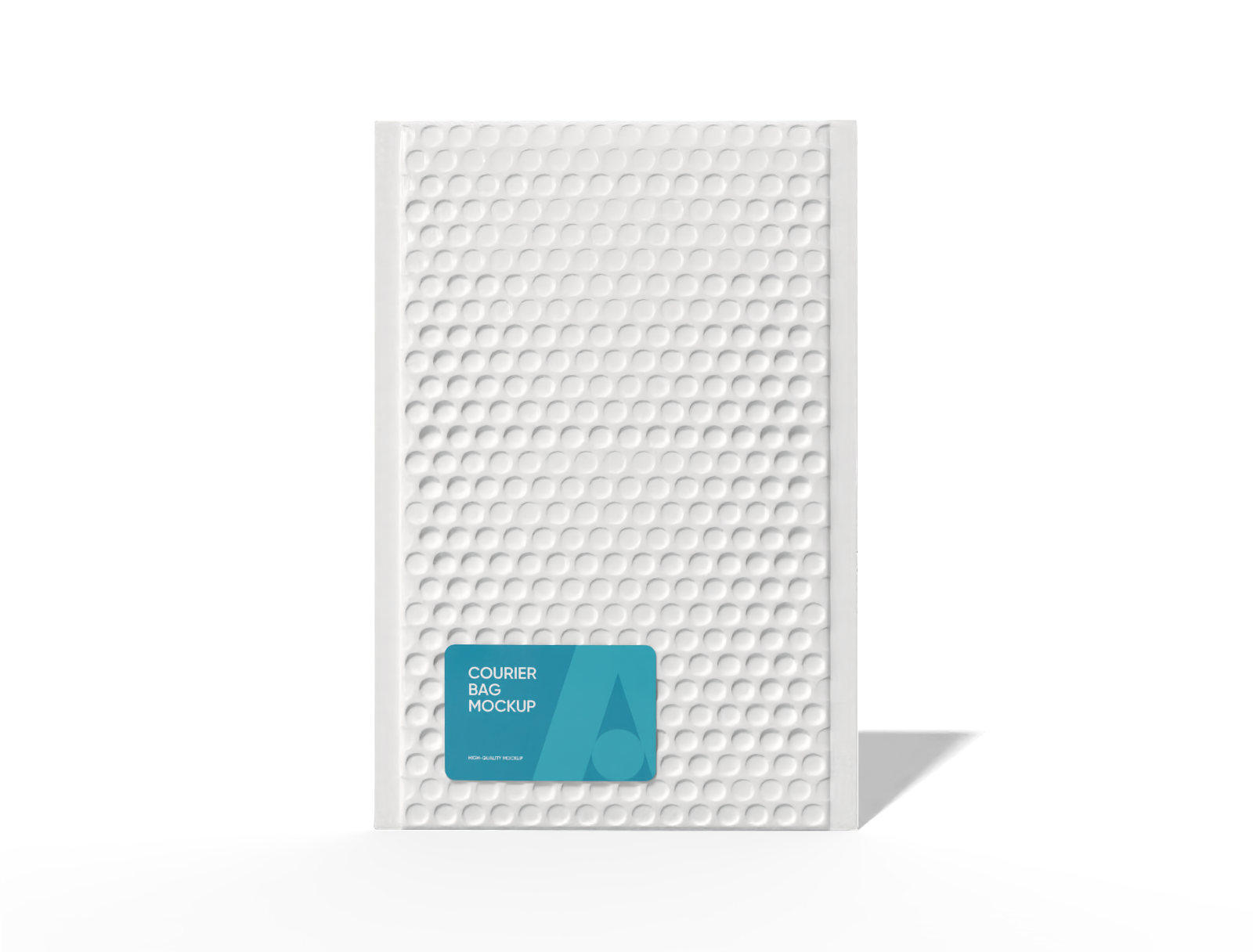 12 × 3 × 18 bubble wrap courier bag mockup