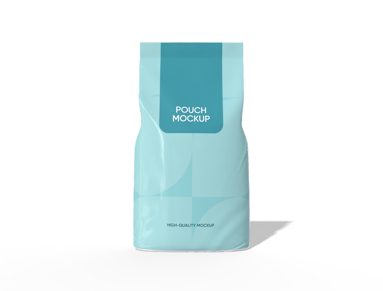 12 × 7 × 24 stand-up food pouch mockup