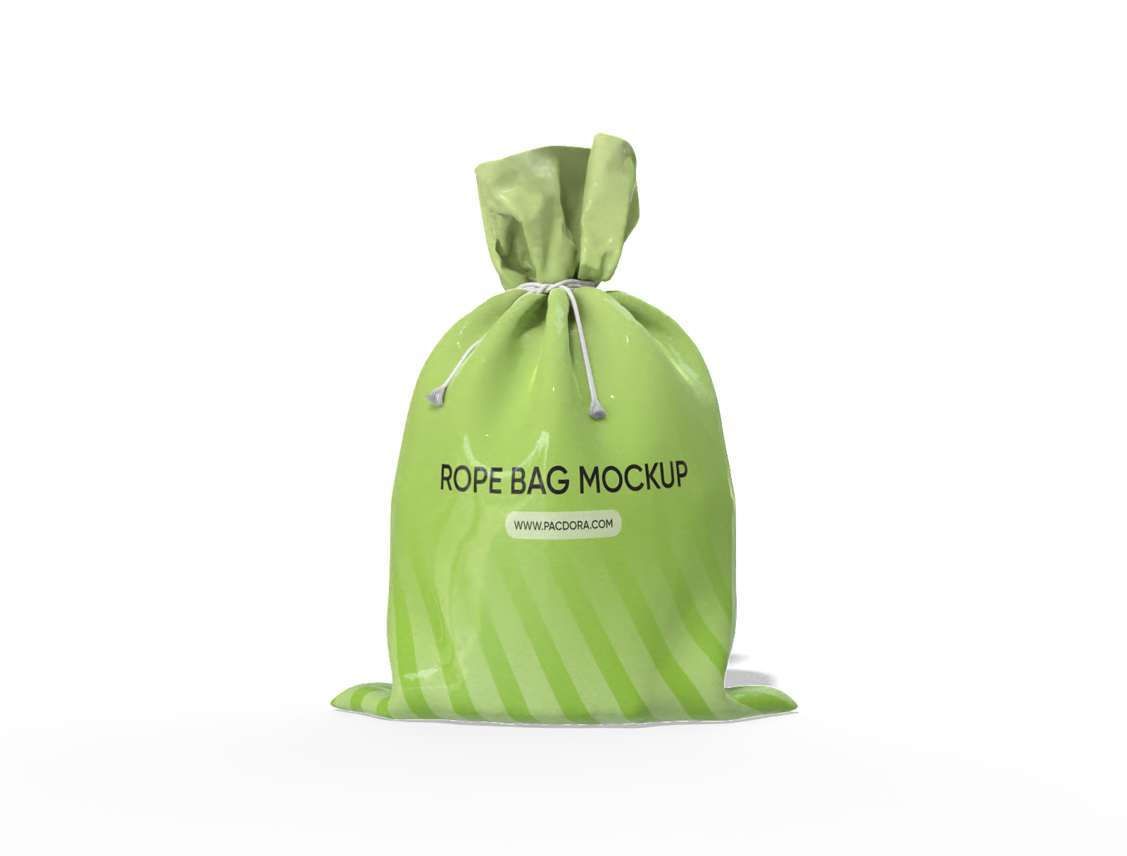 × × gift plastic rope bag mockup