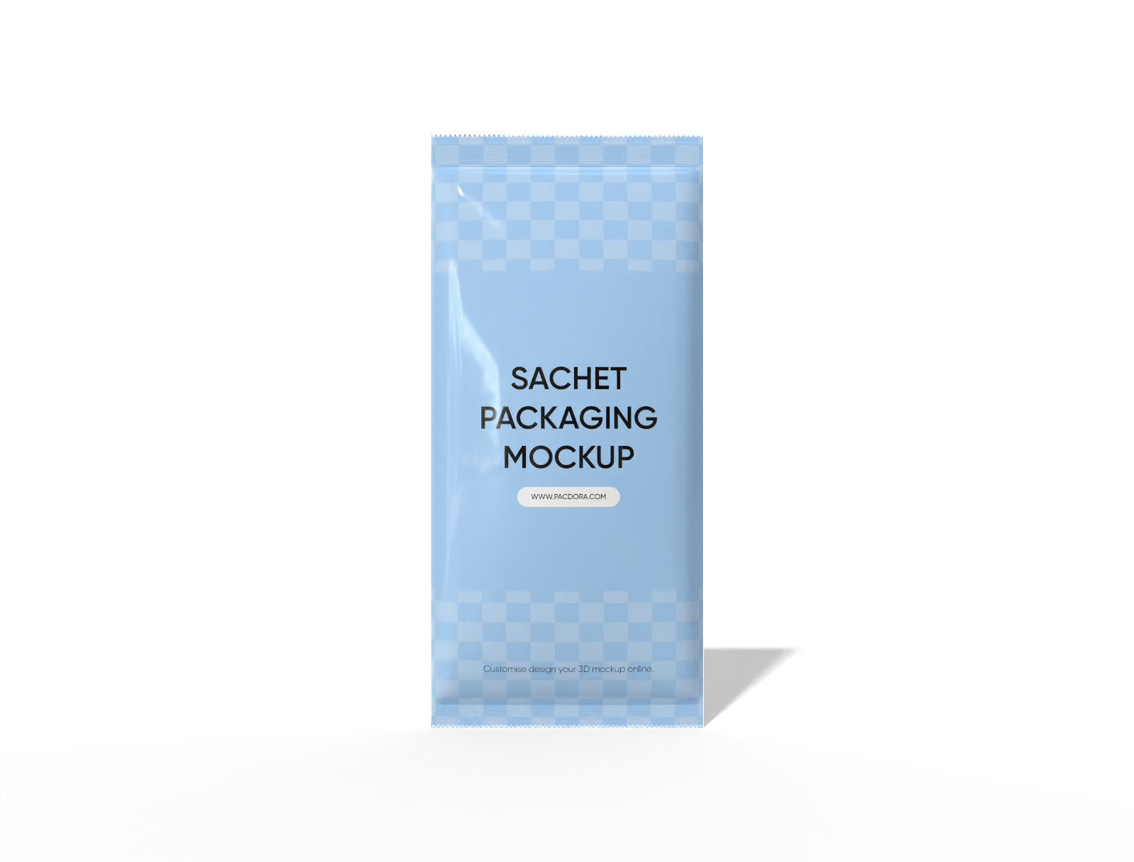 16 × 35 back-seal chips pouch sachet mockup