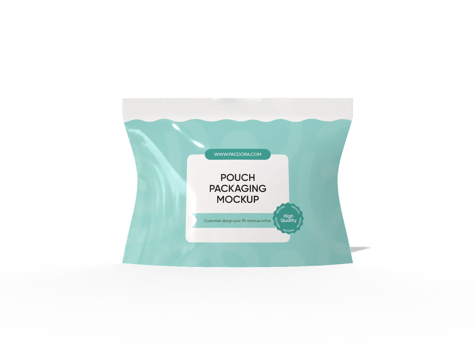 35 × 10 × 25 stand-up pouch detergent mockup