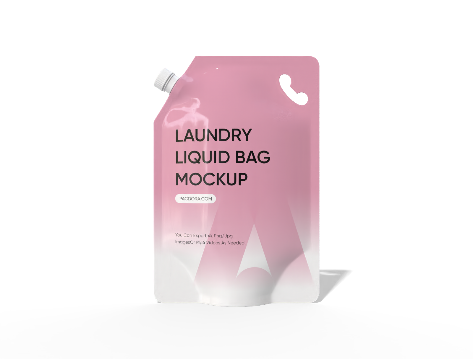 12 × 18 spout drink pouch mockup