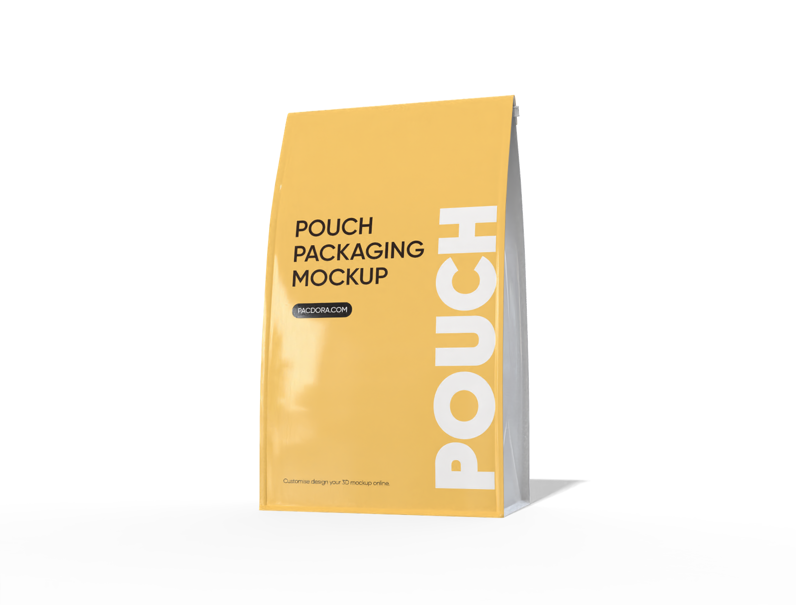 17 × 10 × 36 stand-up coffee pouch mockup