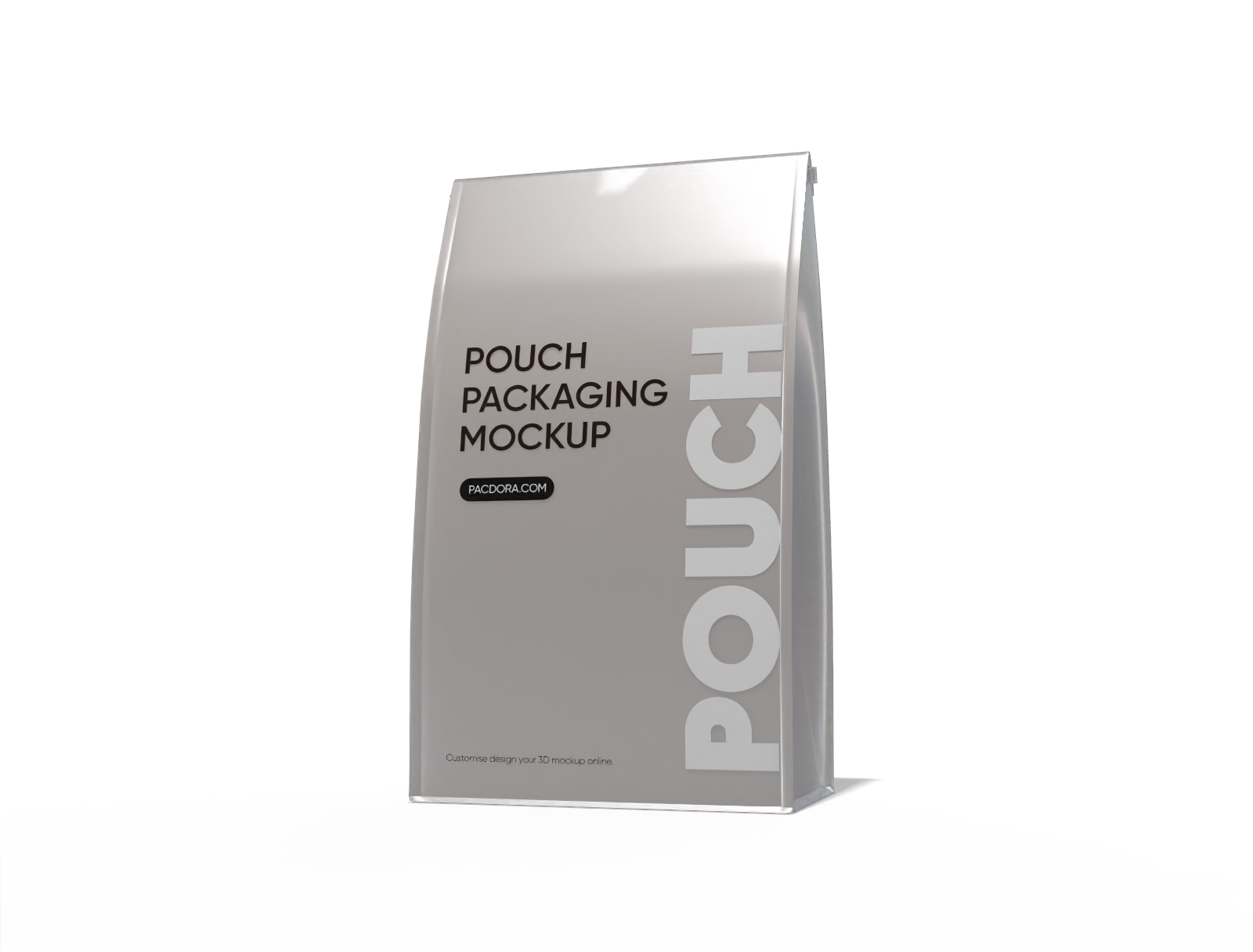 17 × 10 × 36 stand-up coffee pouch mockup