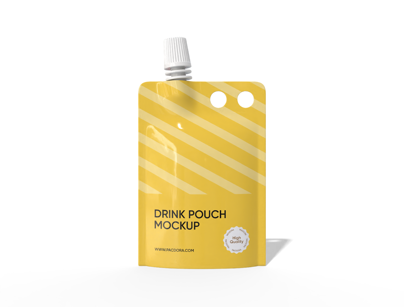 8 × 11 spout juice pouch mockup